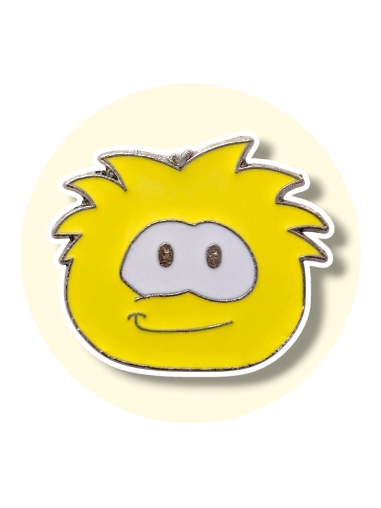 Club Penguin Disney Pin Yellow Puffle